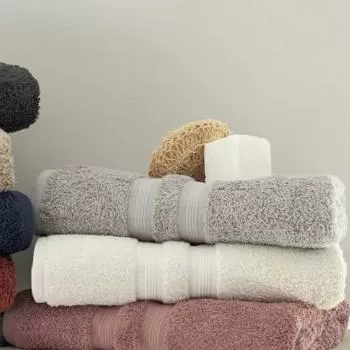 imagem de Toalha Lavabo Avulsa Fio Penteado Algodão Egípcio - Buddemeyer