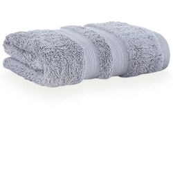 Toalha Lavabo Avulsa Fio Penteado Algodão Egípcio Cinza/224