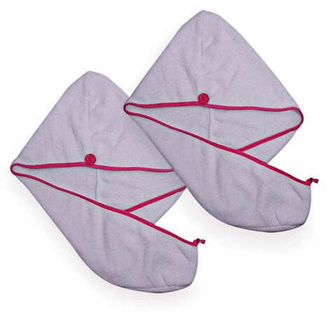 imagem do produto Toalha para Cabelo Anti-Frizz Kit 2 peas - Camesa