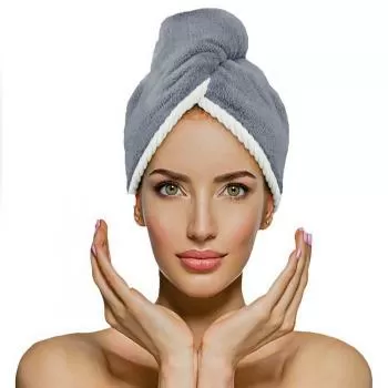 imagem de Touca para Cabelo Dupla Face Power Sec Antifrizz 28x64cm - Catran