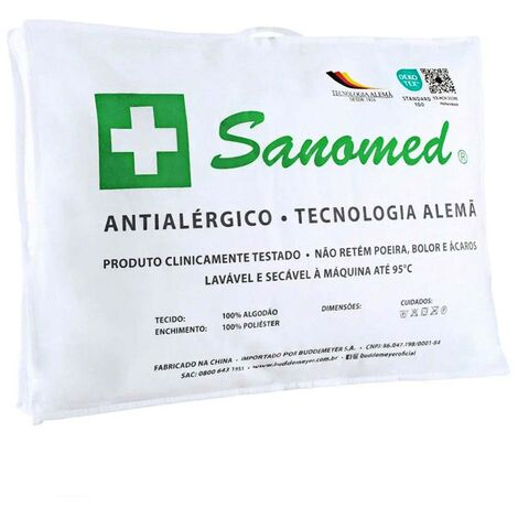 imagem do produto Travesseiro 50x70cm Antial�rgico Sanomed - Buddemeyer