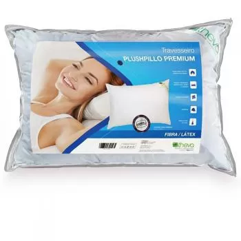 imagem de Travesseiro 50x70cm Flocos de Látex Plushpillo - Dunlopillo