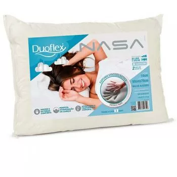 imagem de Travesseiro 50x70cm Nasa Médio - Duoflex