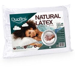 Travesseiro 50x70cm Natural Látex Extra Alto Branco