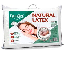 Travesseiro 50x70cm Natural Látex Médio Branco