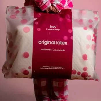 imagem de Travesseiro 50x70cm Original Látex 15cm - IWS I wanna sleep