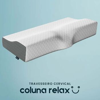 imagem de Travesseiro 60x35cm Cervical Coluna Relax  - IWS I wanna sleep