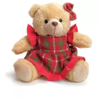 imagem de Ursa com Roupa de Natal 1007449 21cm - Catran