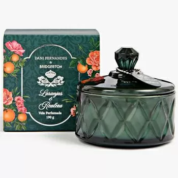 imagem de Vela Perfumada Bridgerton Laranjas e Realeza 190g - Dani Fernandes