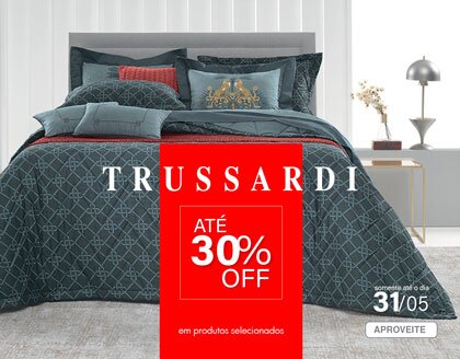Produtos Trussardi com até 30% Off